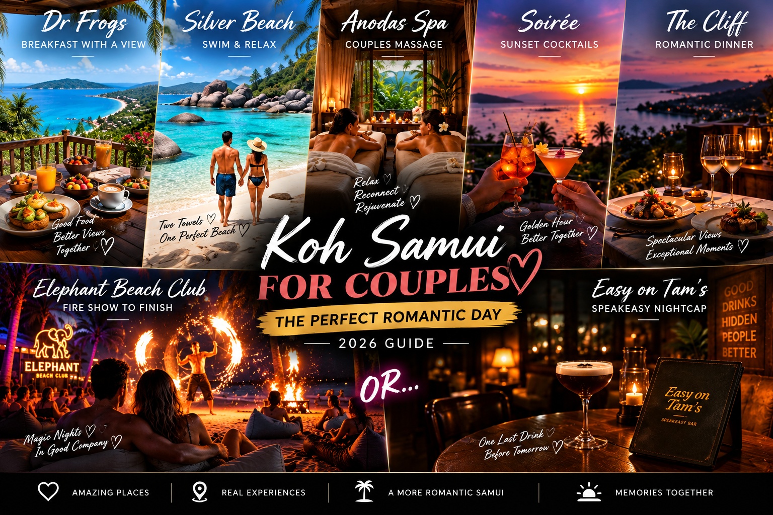 Perfect Romantic Day For Couples ♥️ This is just our opinions :-)