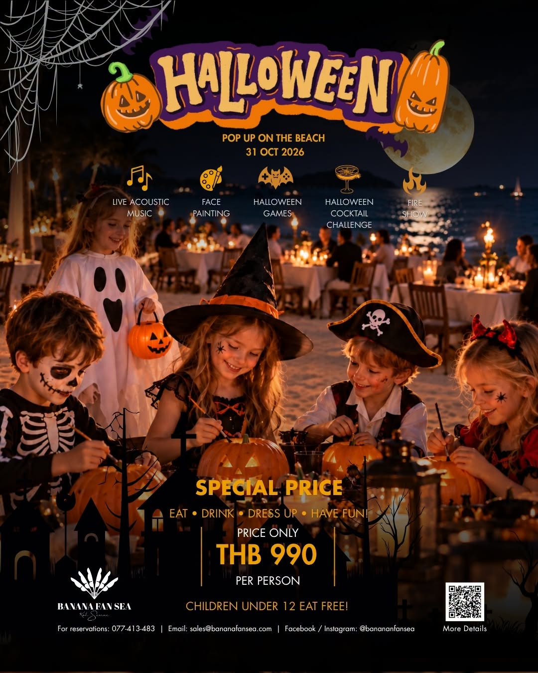 🎃 Spooky fun by the sea!